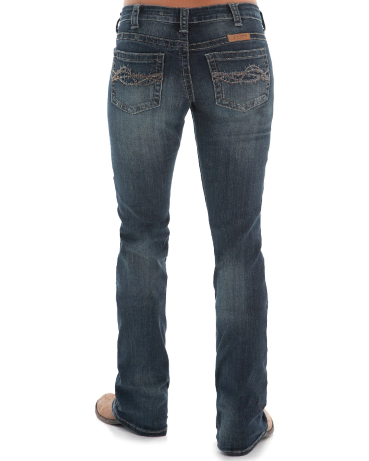 Cowgirl Tuff Women's Dark Wash Don't Fence Me In Jeans - Image 4