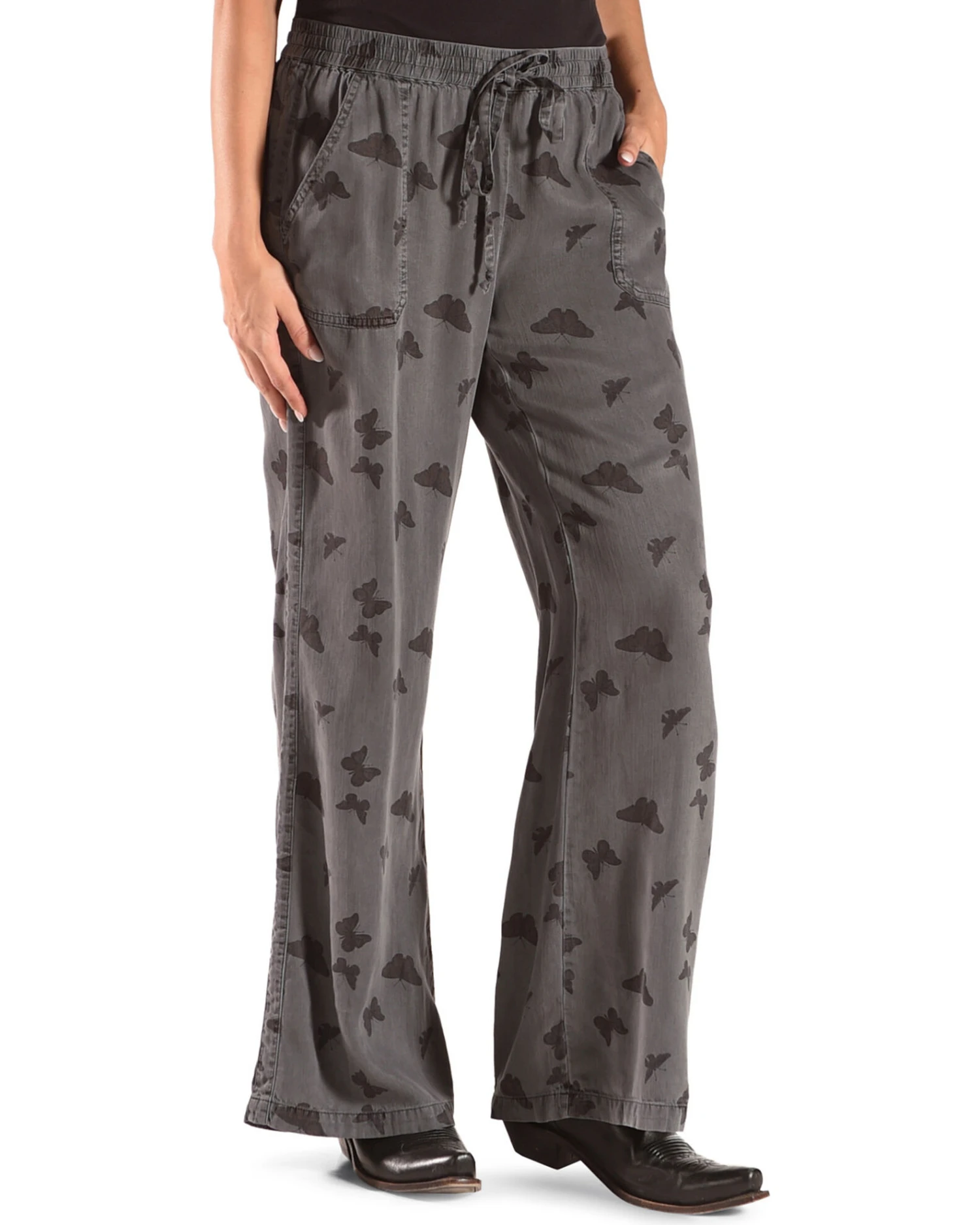 Billy T Women's Butterfly Drawstring Pants - Image 4