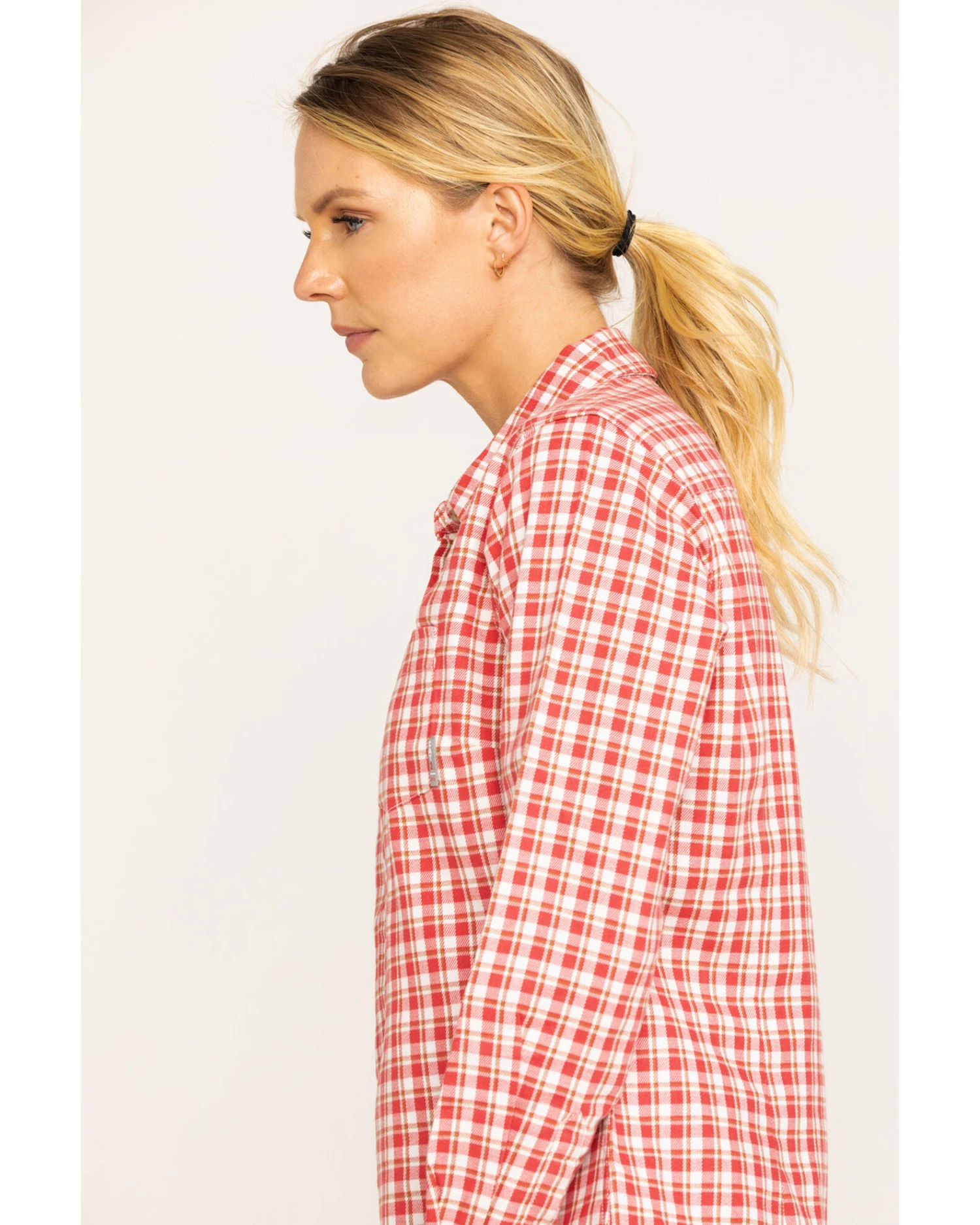 Ariat Women's FR Talitha Plaid Long Sleeve Work Shirt - Image 3