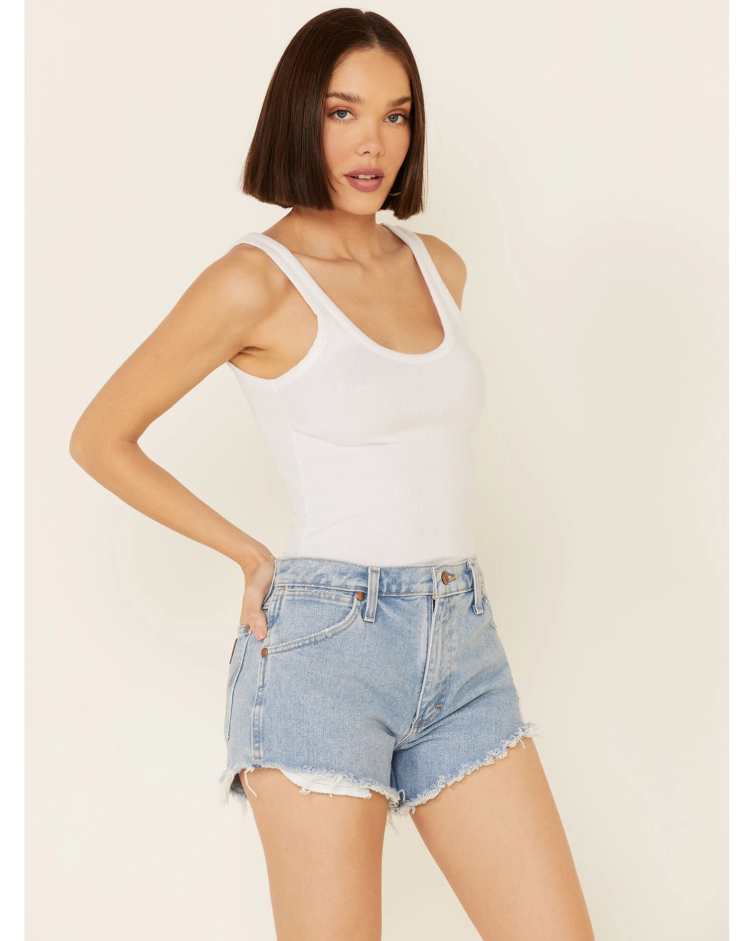 Wrangler Modern Women's Denim Reworked Shorts - Image 5