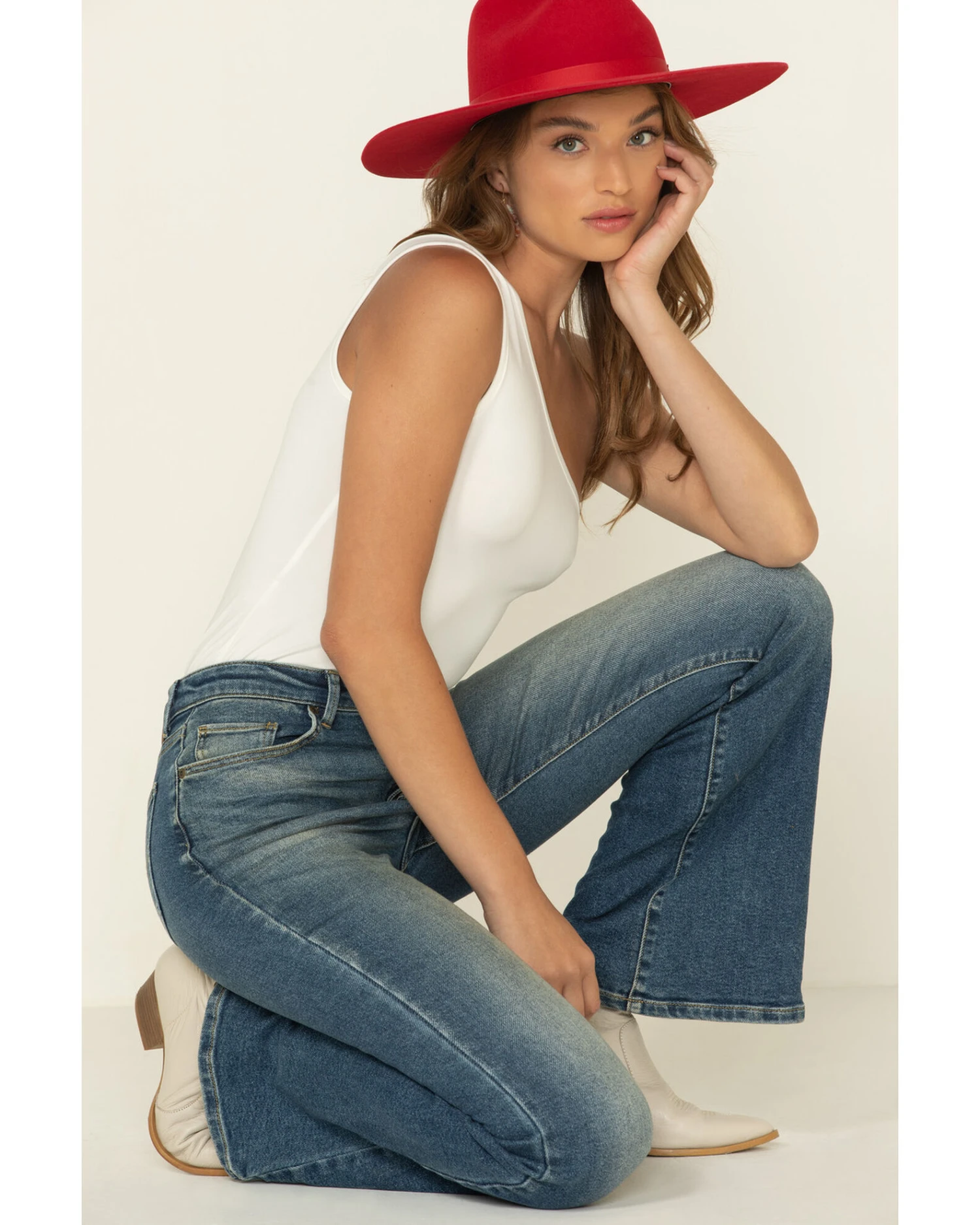 Lee Women's Distance High Rise Flare Jeans - Image 2