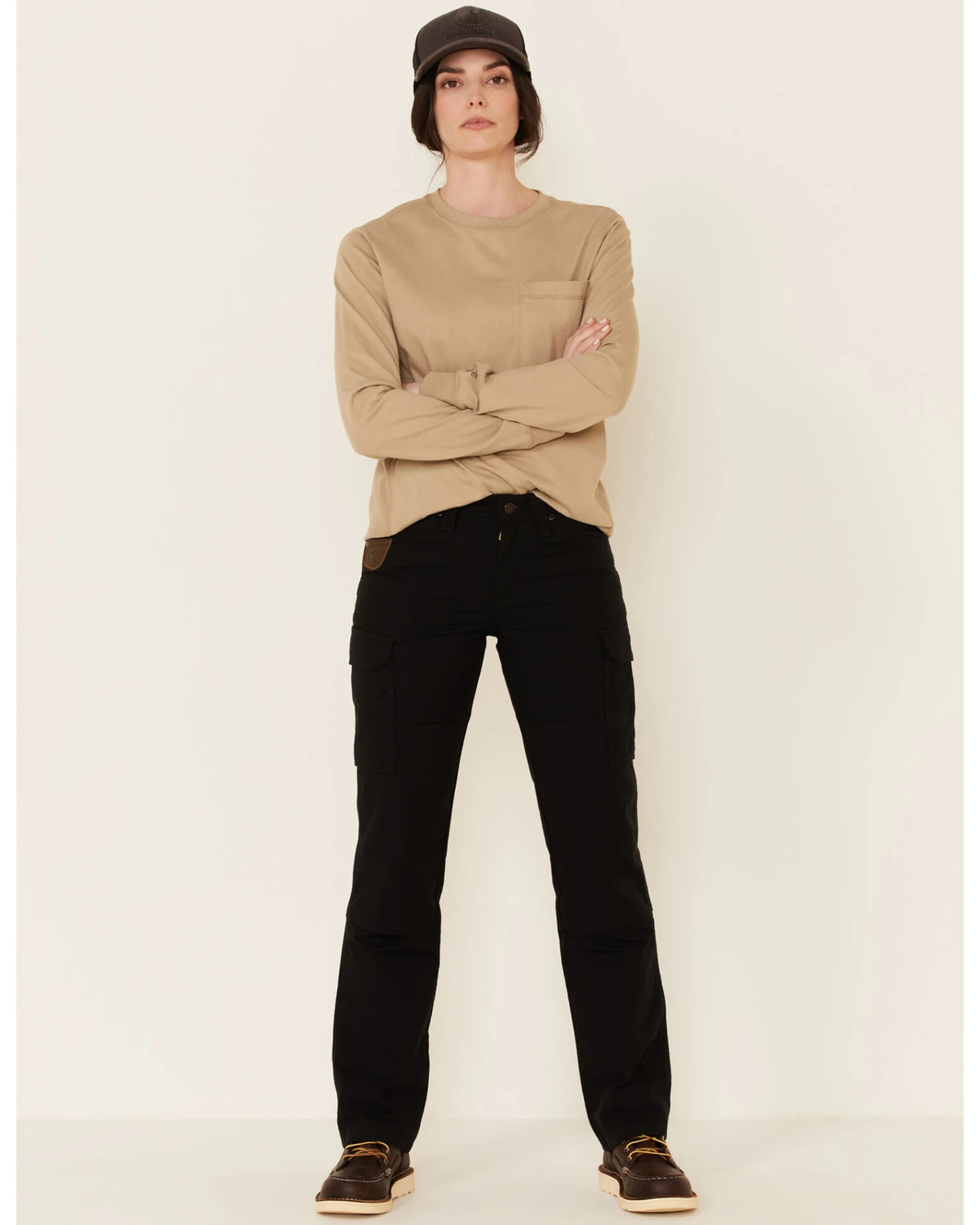 Wrangler Women's Black Ranger Straight Leg Work Pants - Image 3