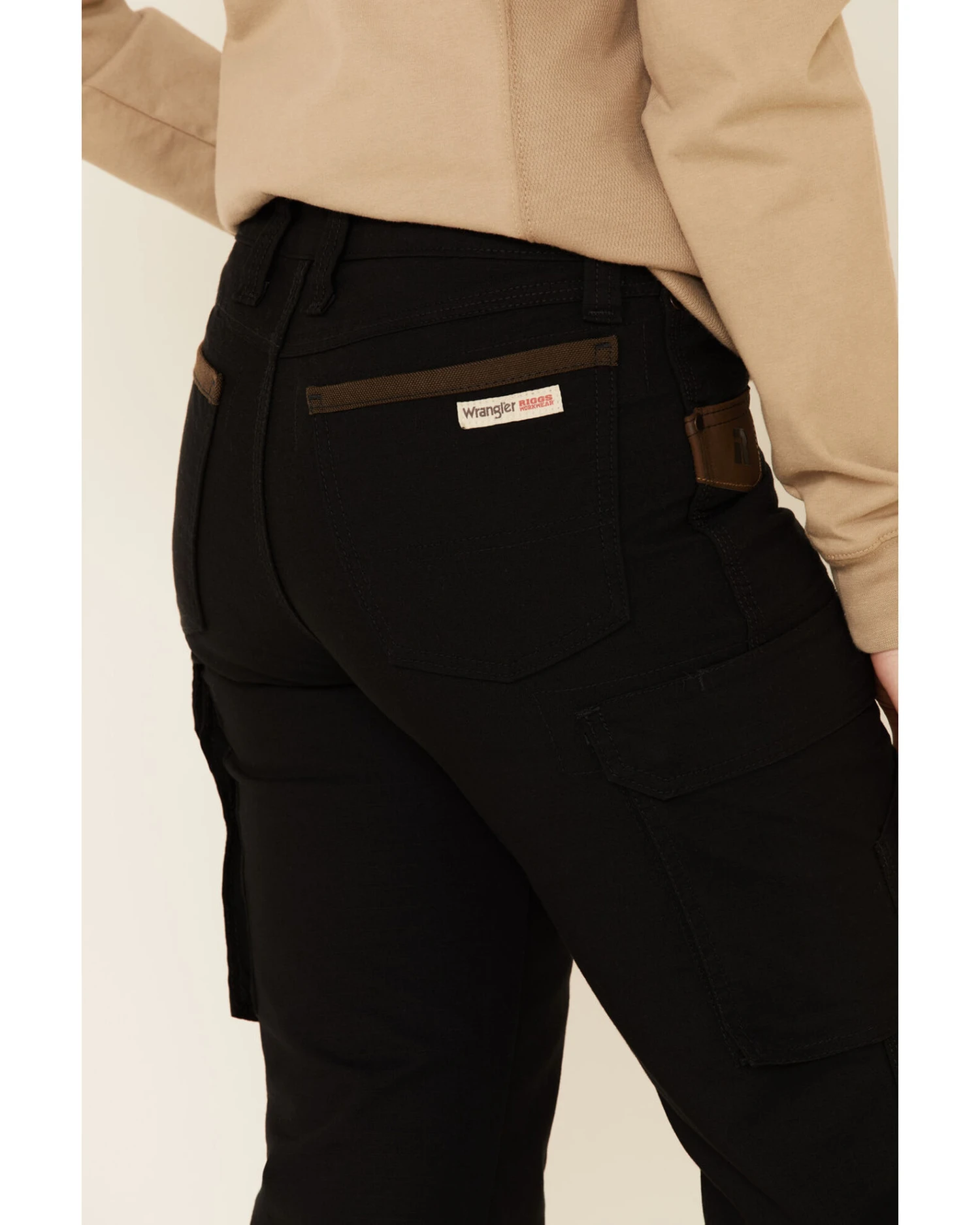 Wrangler Women's Black Ranger Straight Leg Work Pants - Image 4