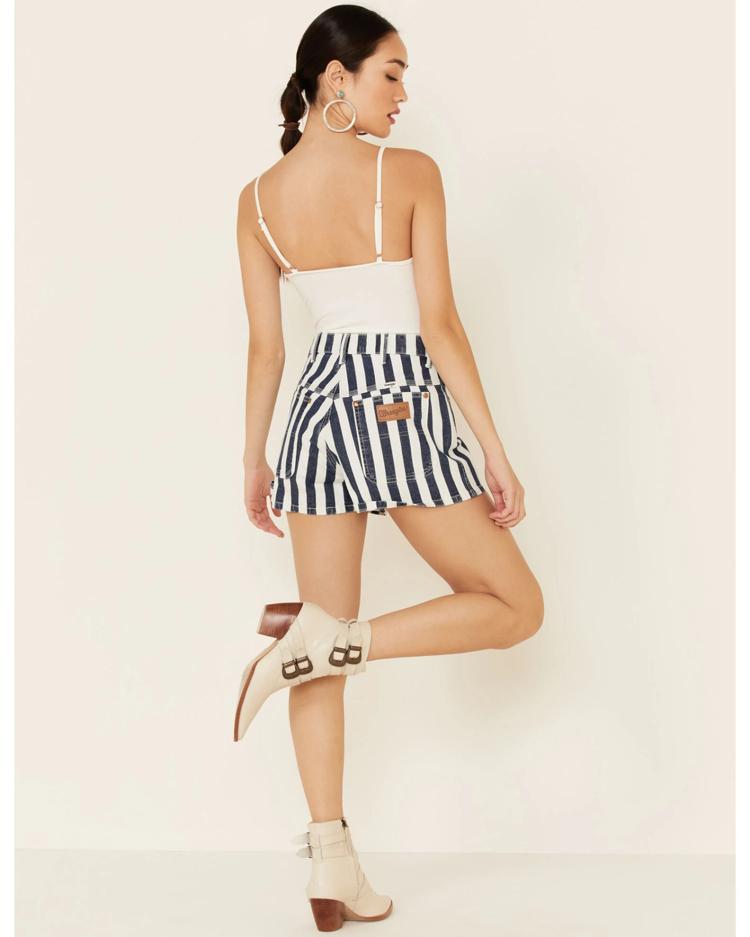 Wrangler Women's Striped Shorts - Image 2