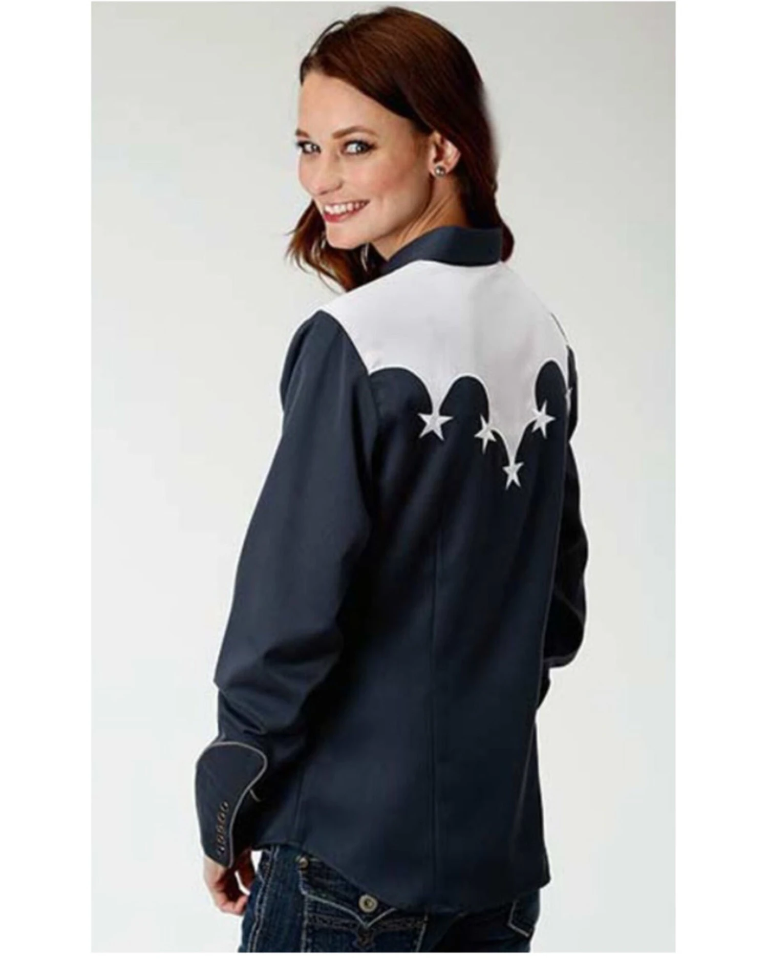 Roper Women's Star Long Sleeve Western Shirt - Image 2