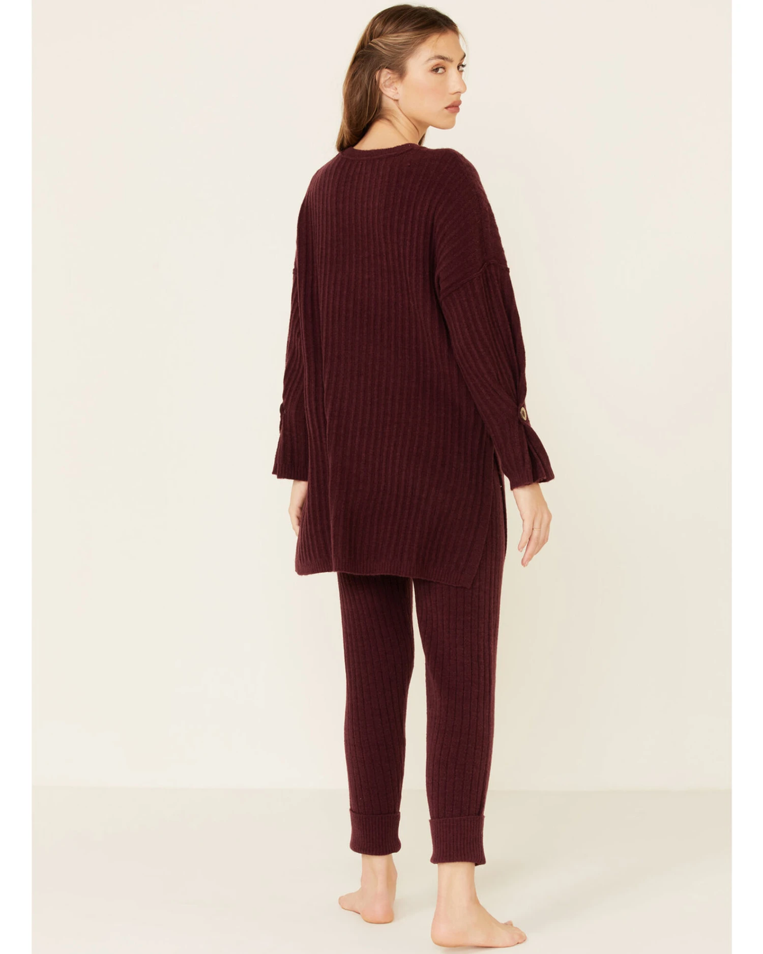 Free People Women's Around The Clock Henley Top