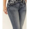 Miss Me Women's Embossed Wing Bootcut Jeans