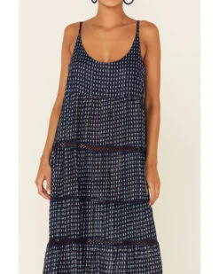 Free People Women's Midnight Dance Print Sleeveless Maxi Dress