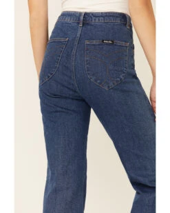 Rolla's Women's East Coast Embroidered Pocket High Rise Flare Jeans