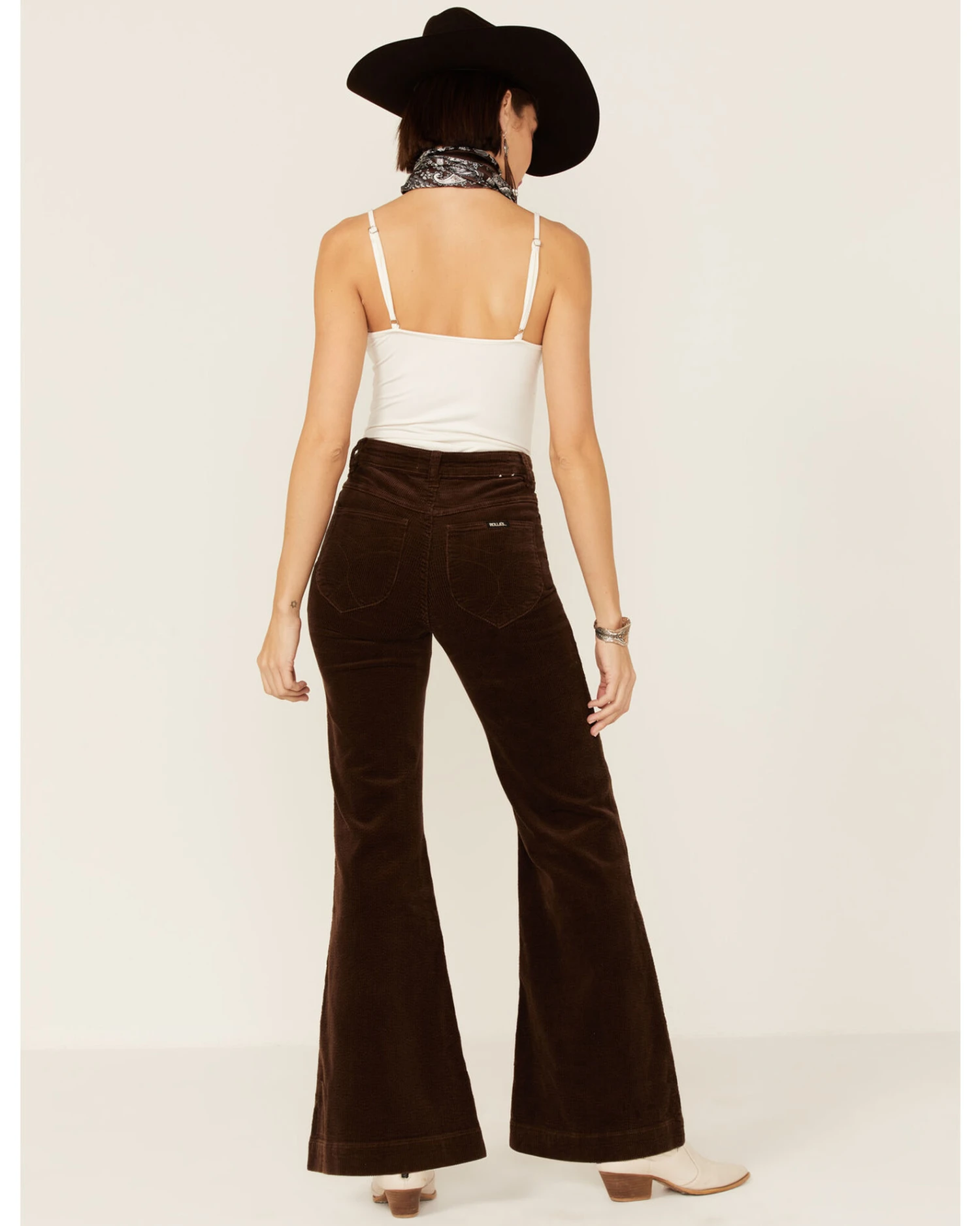 Rollas Women's Eastcoast Flare Corduroy Jeans - Image 2