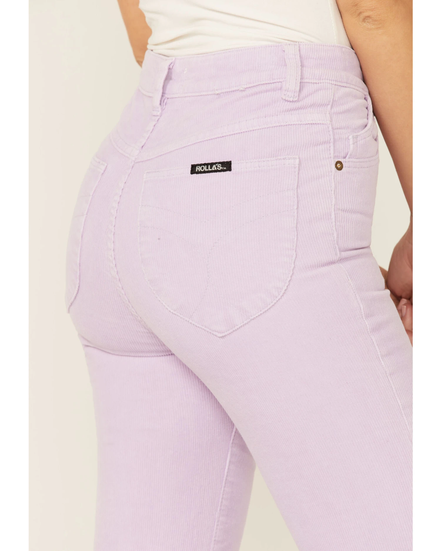 Rolla Women's Corduroy Eastcoast Flare Jeans - Image 4