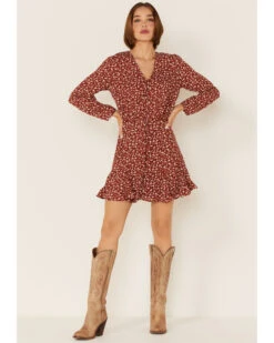 Miss Me Women's Ditsy Floral Dress