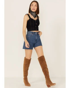 Wrangler Women's Seaside High Rise A-Line Cutoff Shorts