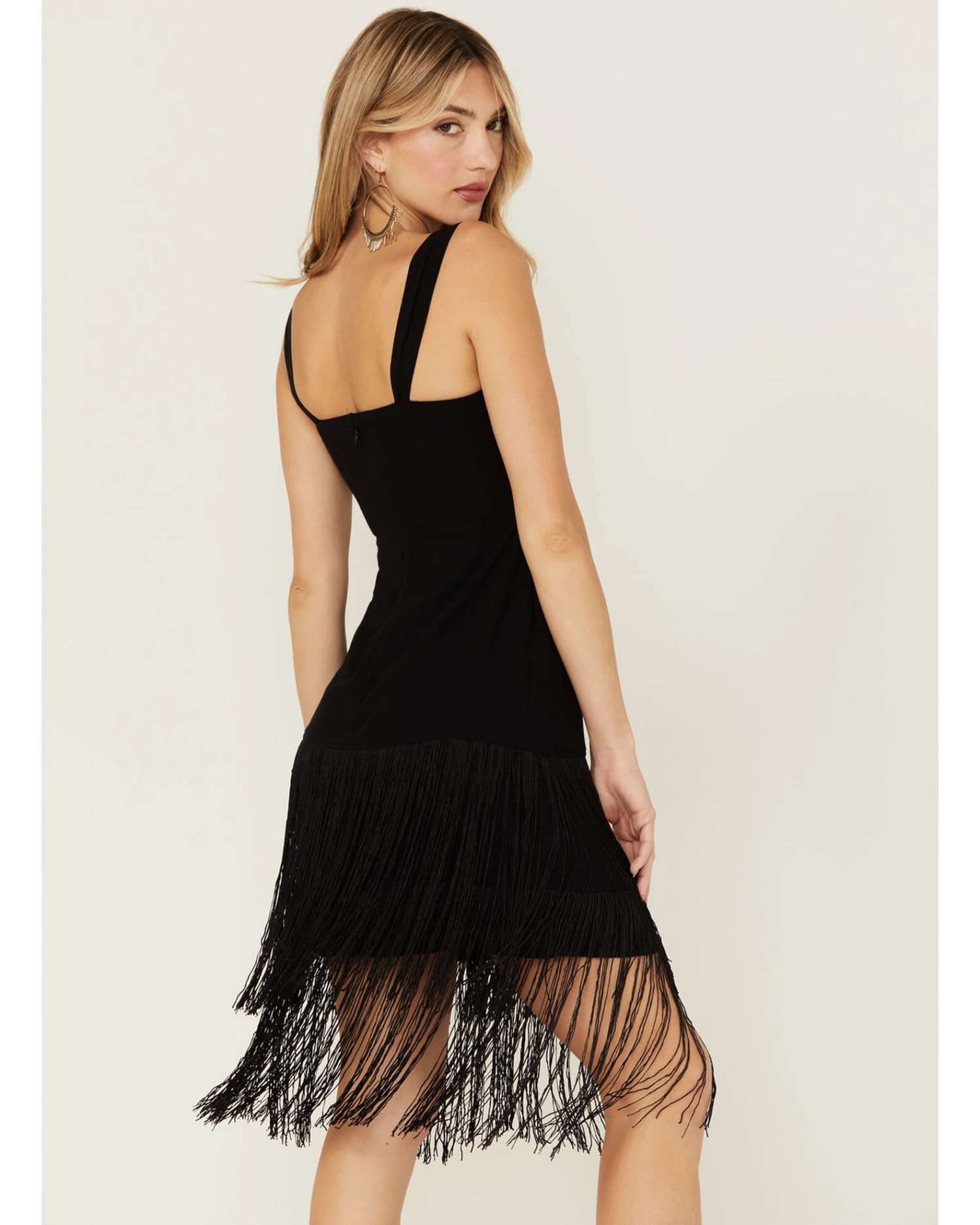 Idyllwind Women's Strawberry Hill Embroidered Floral Fringe Dress - Image 4