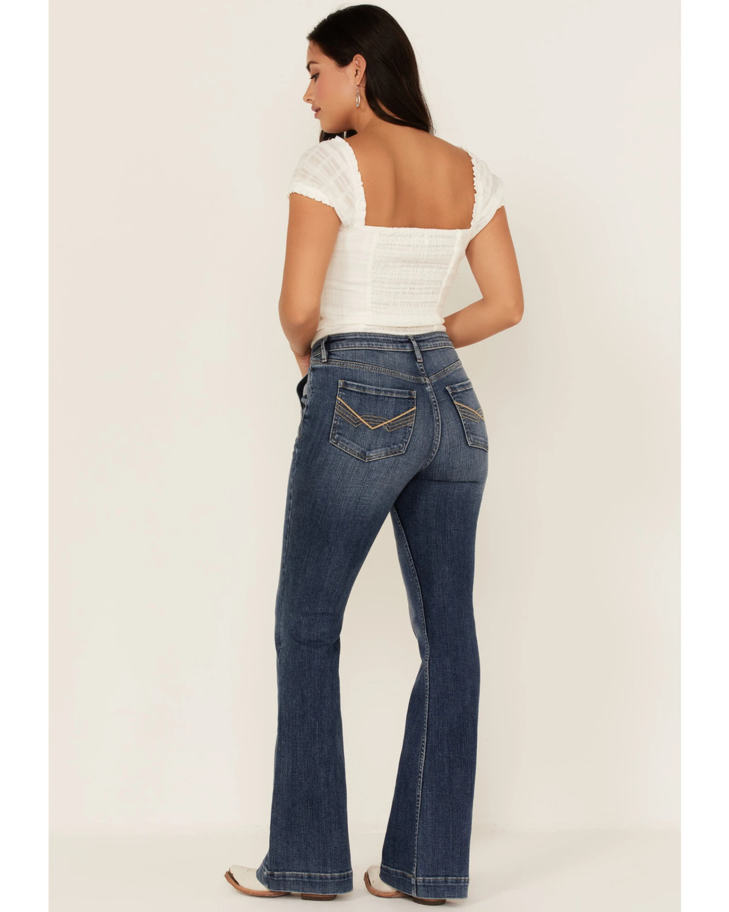 Idyllwind Women's Front Seam High Rise Flare Jeans