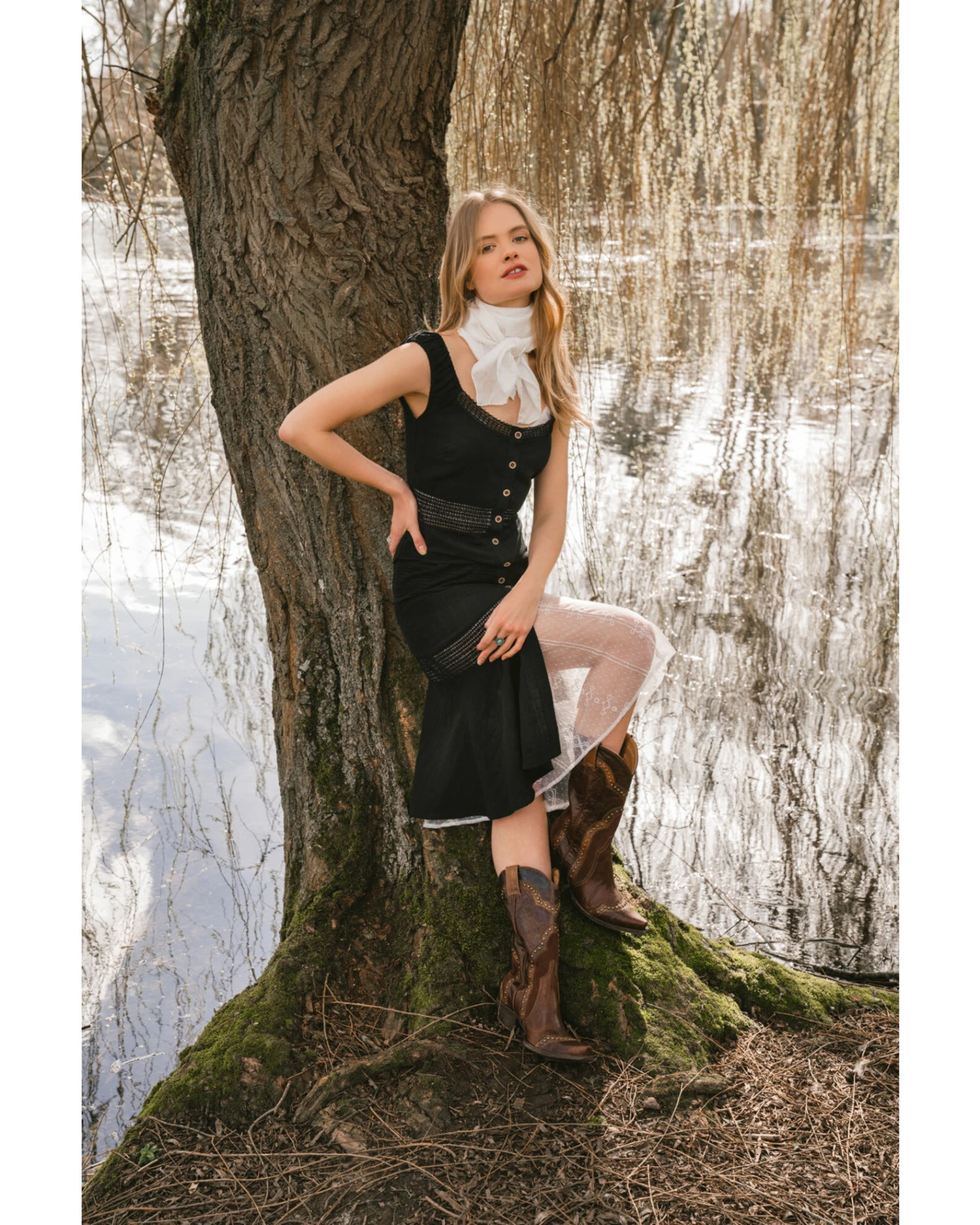 Idyllwind Women's Utopia Gauze Midi Dress - Image 3