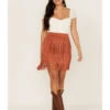 Idyllwind Women's Chestnut Trail Faux Suede Skirt