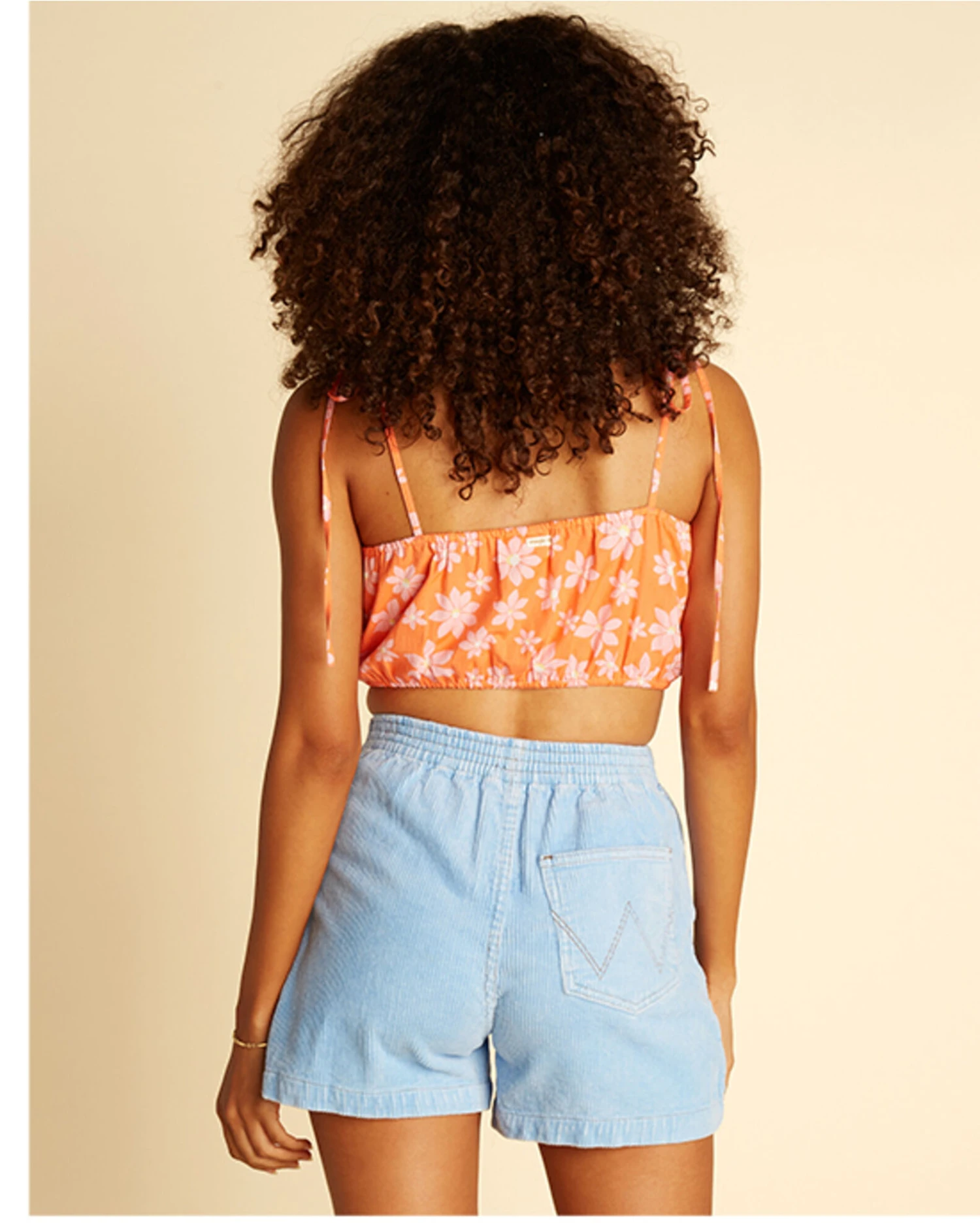 Billabong X Wrangler Women's High Rise According To Corduroy Shorts - Image 3