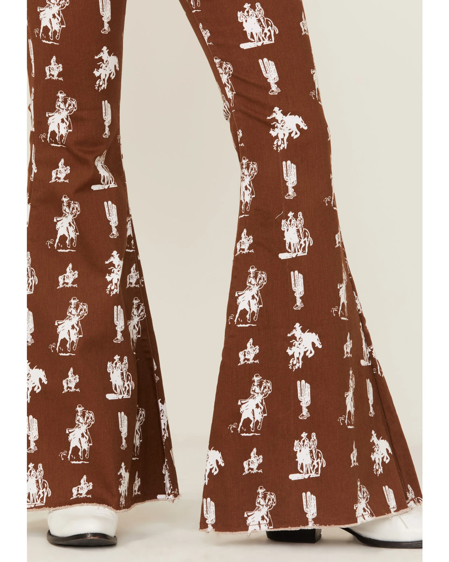 Ranch Dress'n Women's Buckaroo Print Super Flare Jeans - Image 3