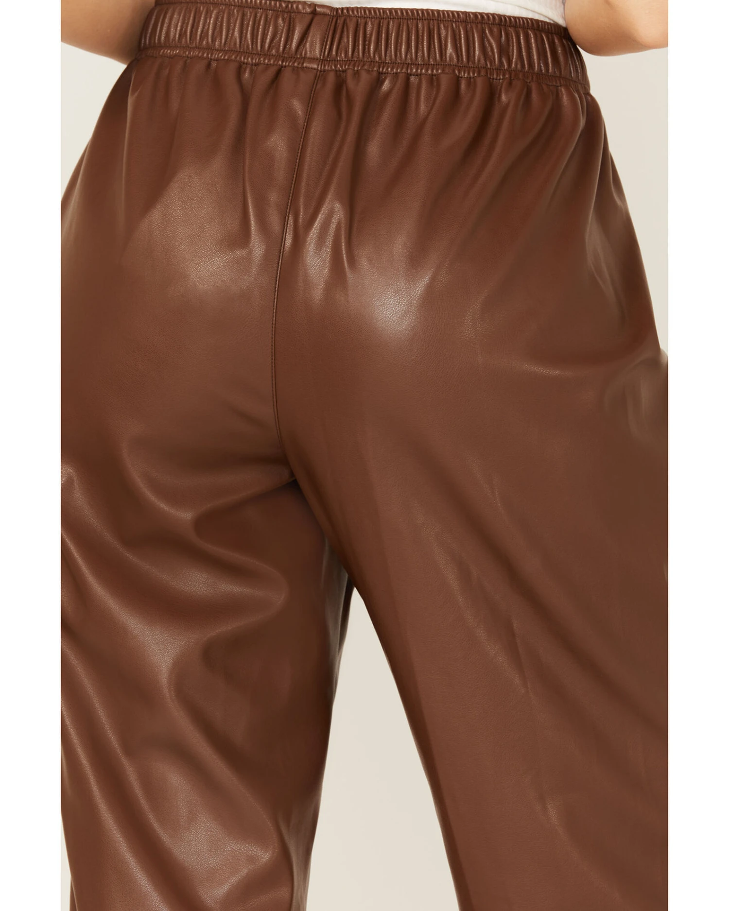 Ariat Women's Small Town Faux Leather Joggers - Image 3