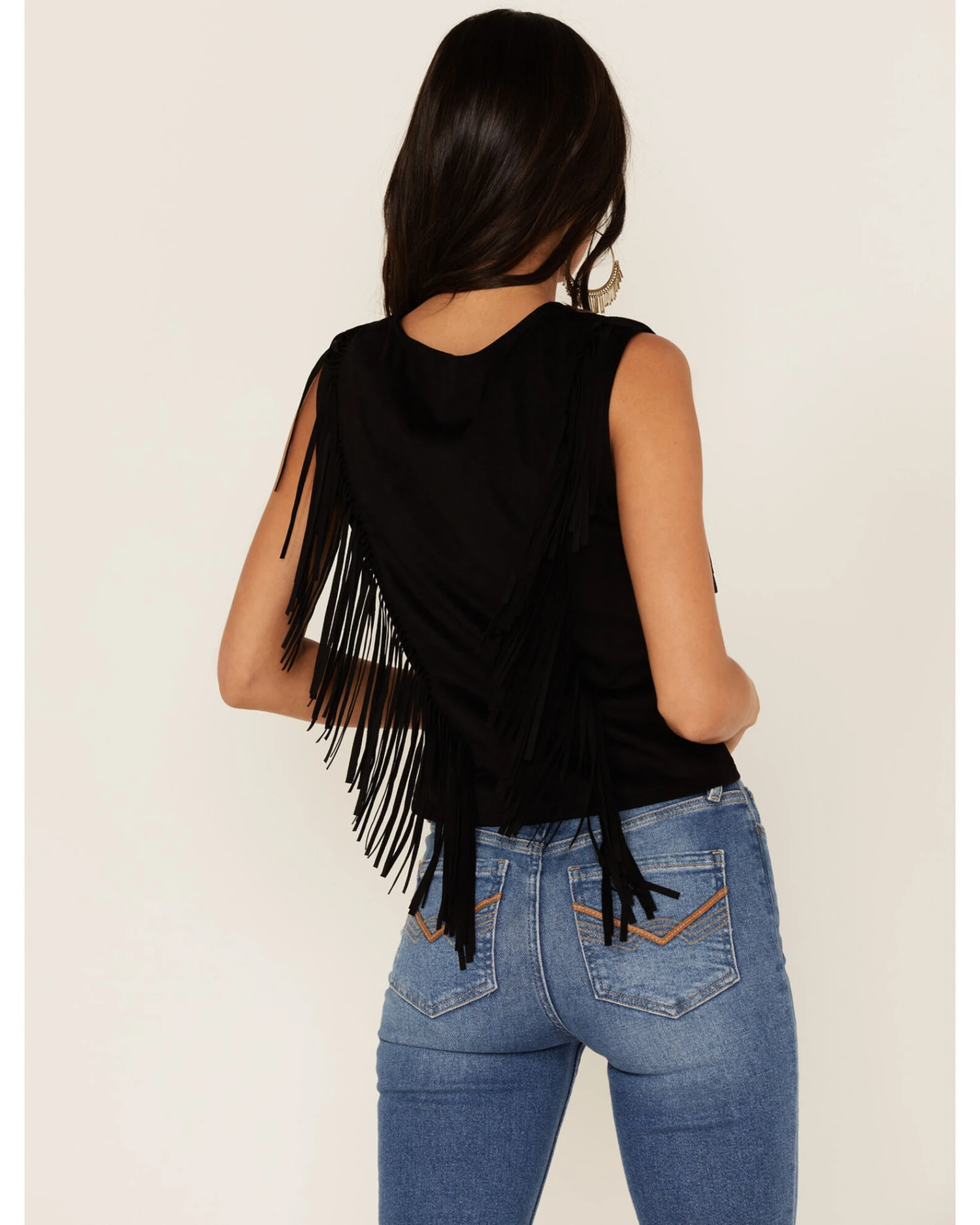 Idyllwind Women's Central Pike Fringe Embroidered Top - Image 3