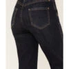 Rock & Roll Denim Women's Dark Wash High Rise Trouser Jeans