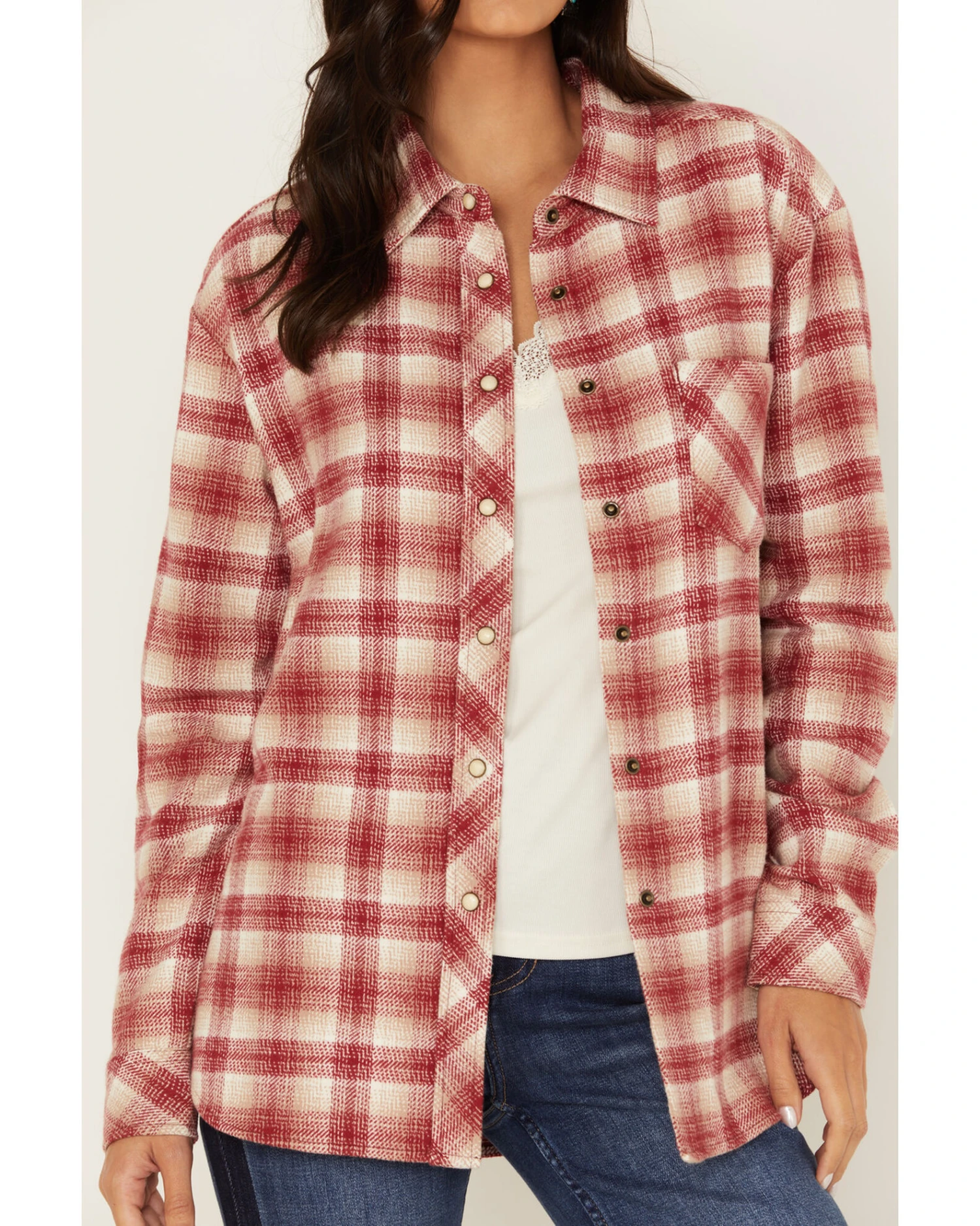 Idyllwind Women's Plaid Print Roby Shirt - Image 3