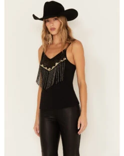 Idyllwind Women's Powell Sequin Fringe Cami