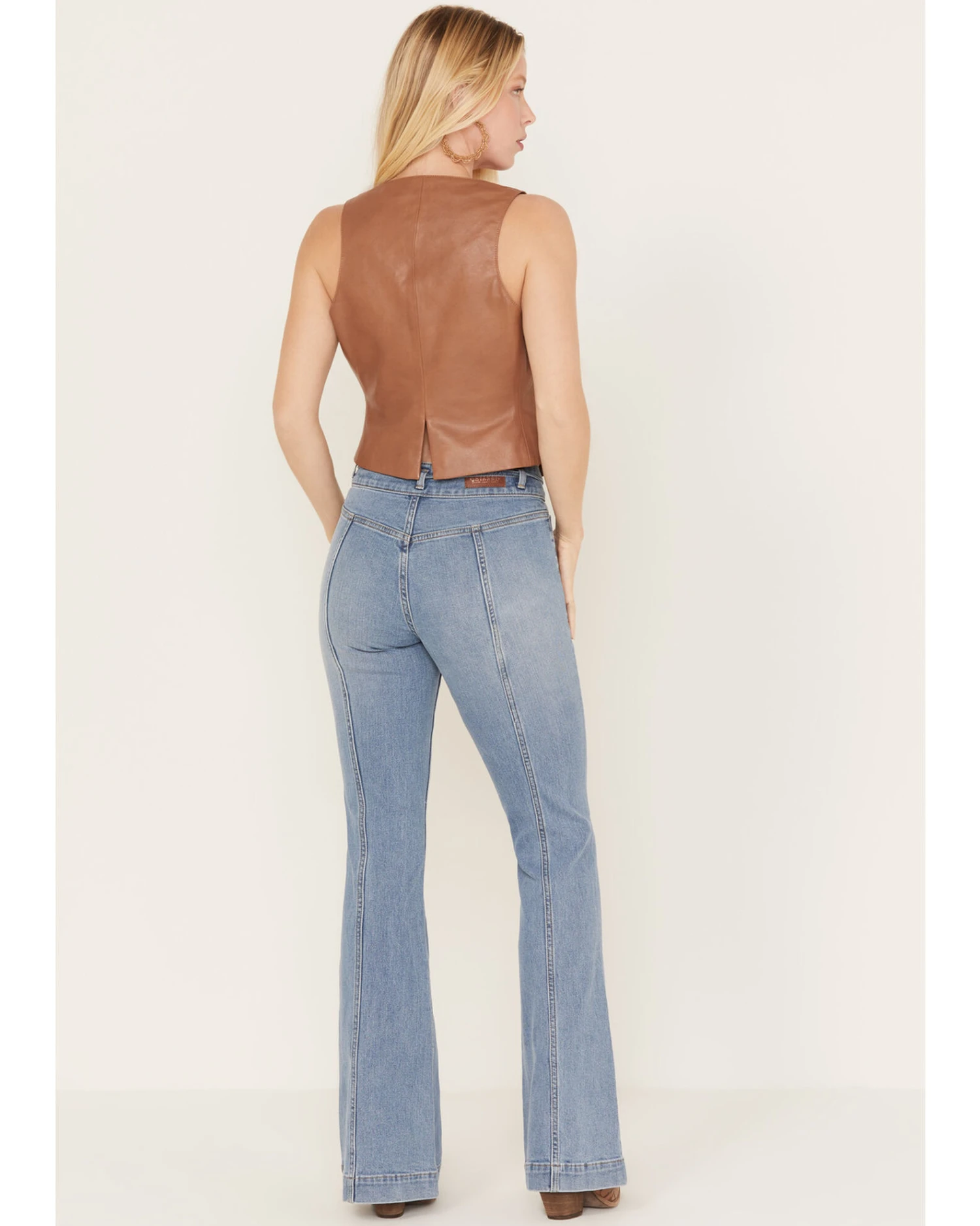 Shyanne Women's Medium Wash Trouser Flare Jeans