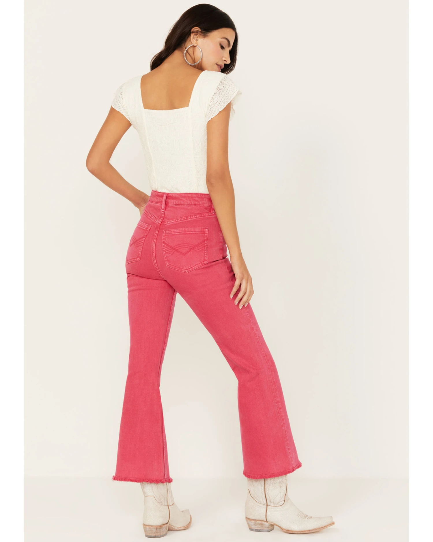 Idyllwind Women's High Risin Kick Stretch Flare Jeans - Image 2