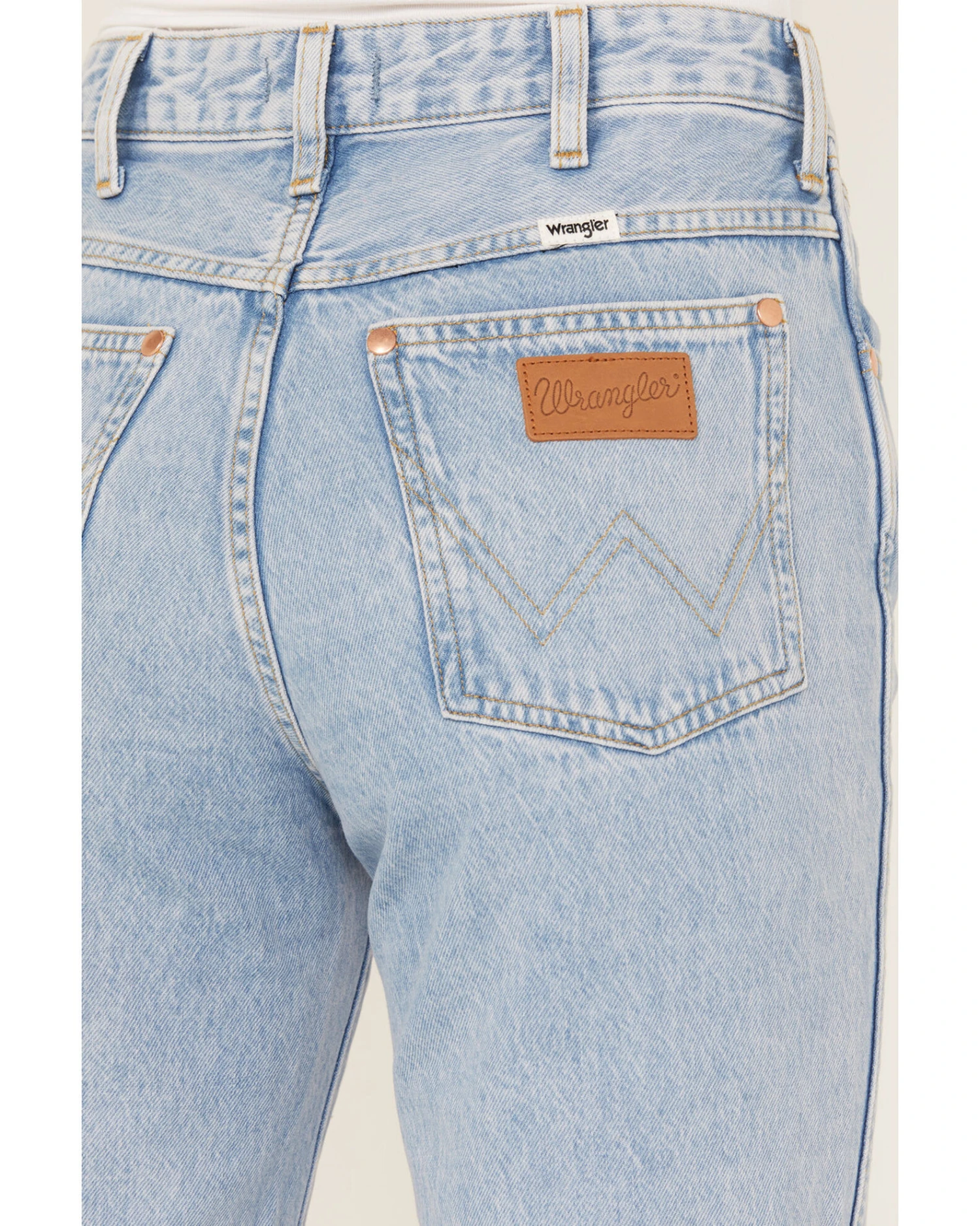 Wrangler Women's Bad Intentions Wild West 603 Destructed Straight Jeans - Image 4