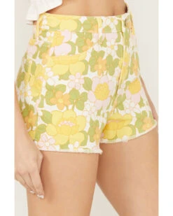 Show Me Your Mumu Women's Floral Arizona High Waisted Shorts