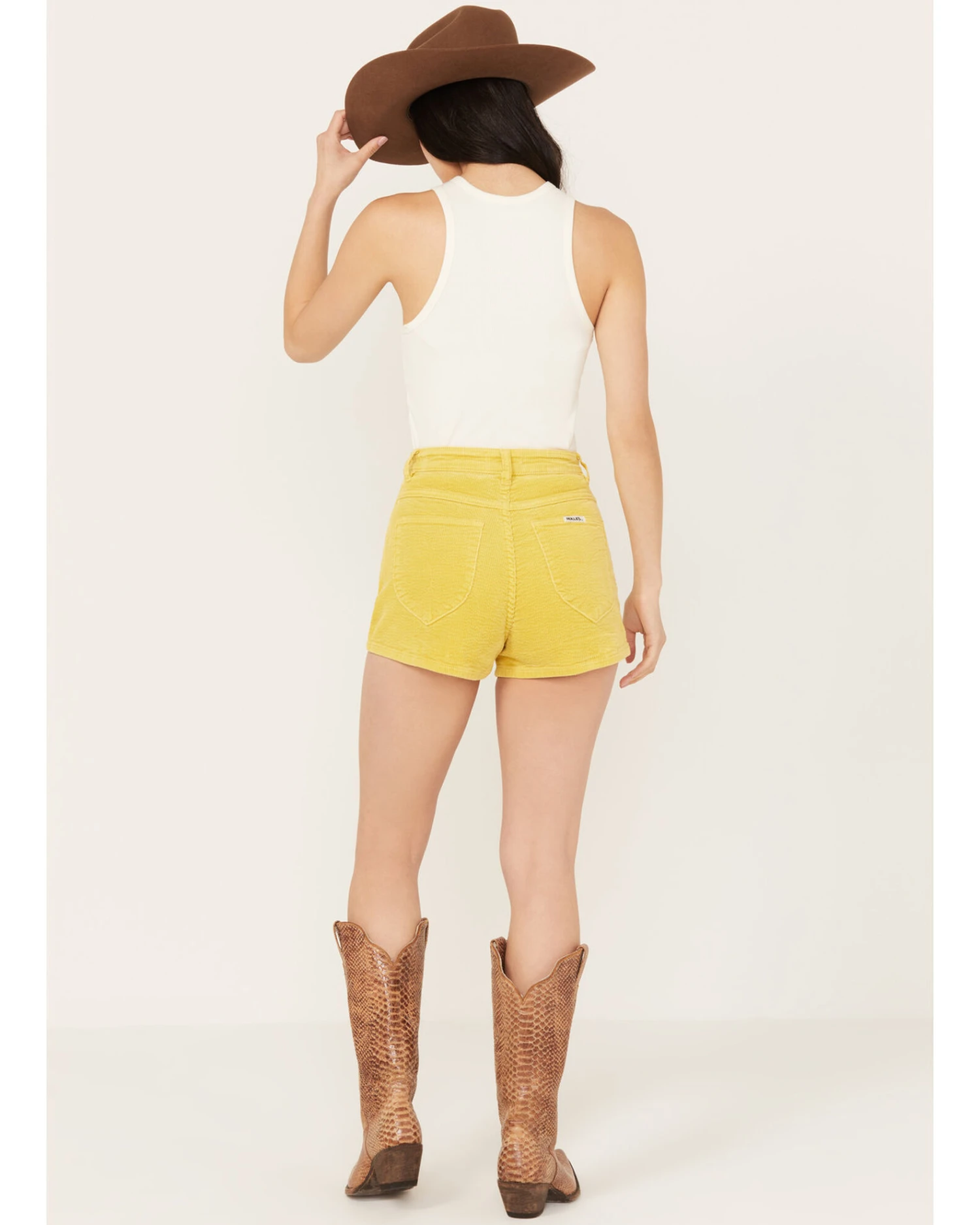 Rolla's Women's High Rise Corduroy Duster Shorts - Image 2