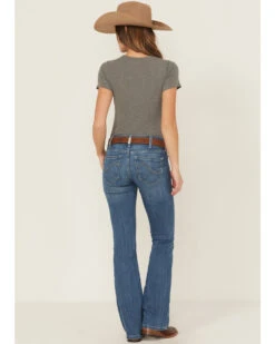 Ariat Women's R.E.A.L Mid Rise Patricia Stretch Main Bootcut Jeans