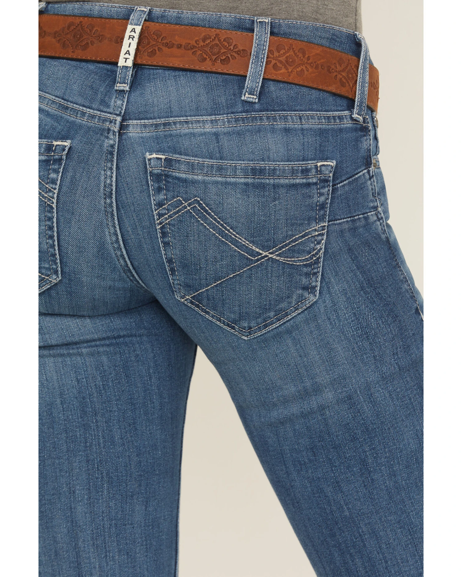 Ariat Women's R.E.A.L Mid Rise Patricia Stretch Main Bootcut Jeans - Image 4