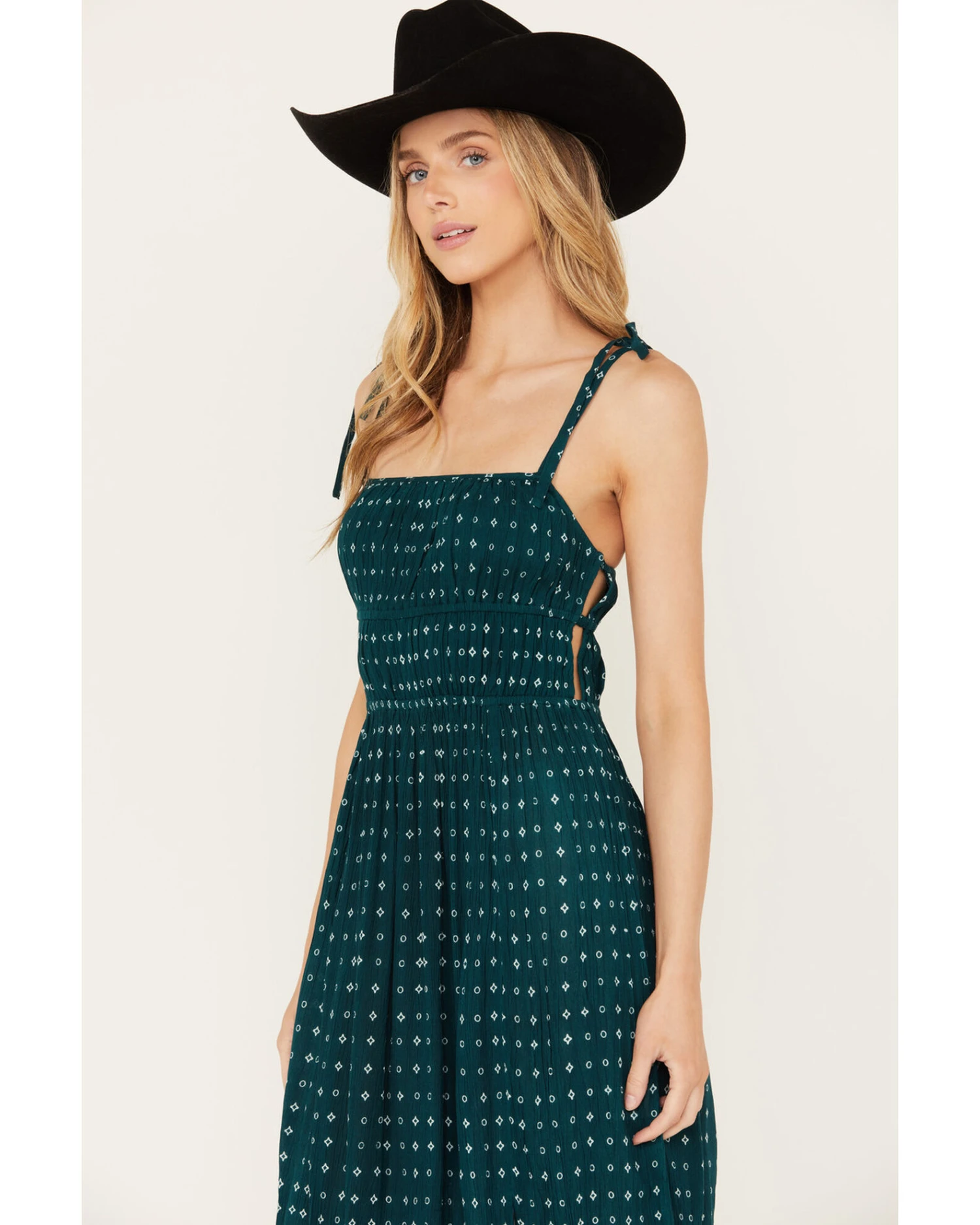 Bila77 Women's Aliyah Border Print Midi Dress - Image 2