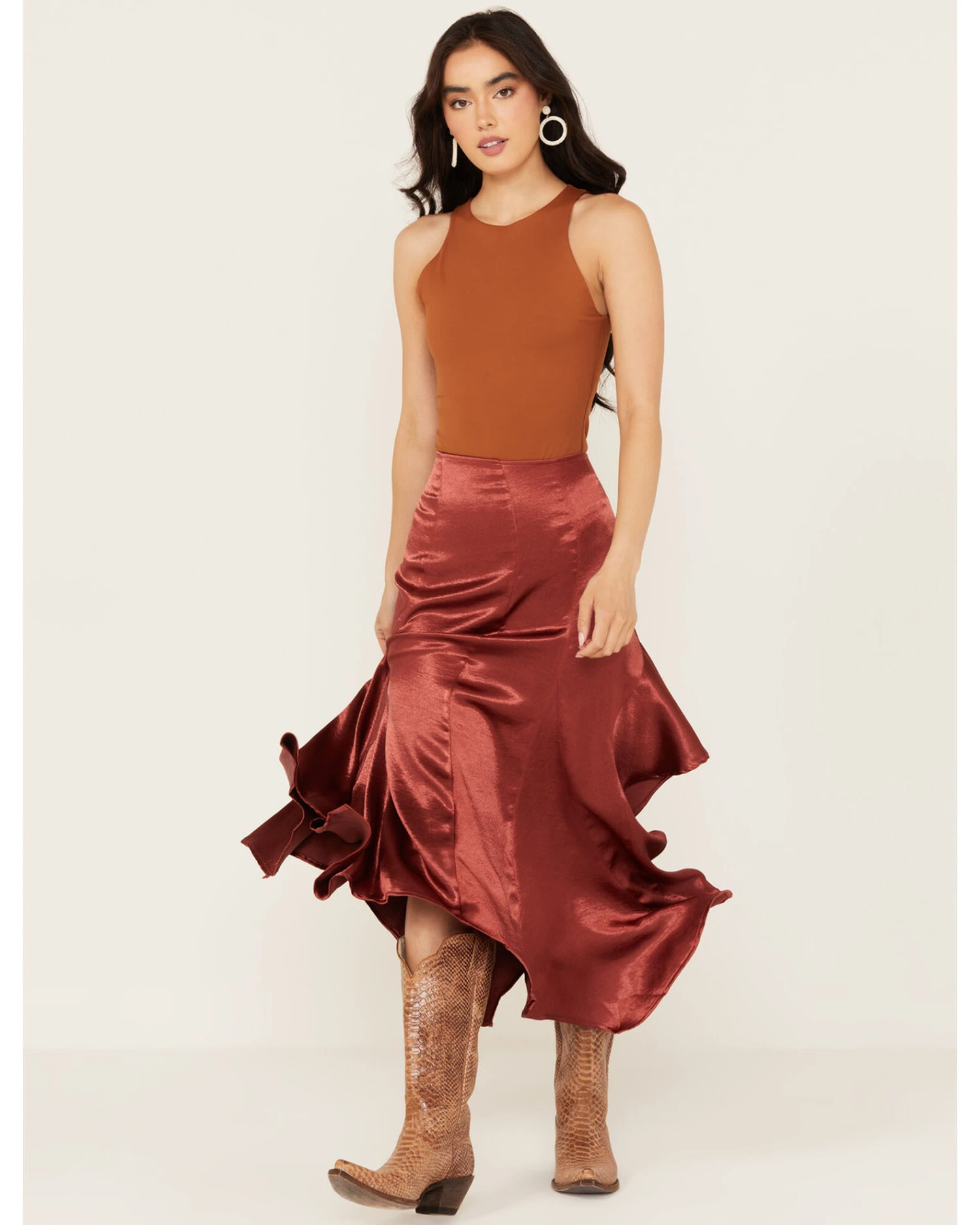 Free People Women's Sunrise Asymmetrical Skirt - Image 2