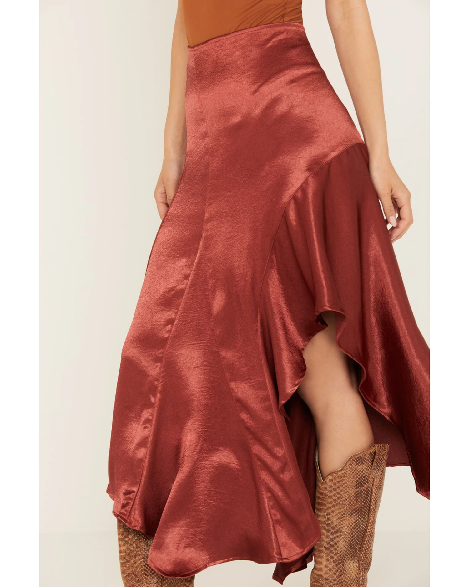 Free People Women's Sunrise Asymmetrical Skirt - Image 3