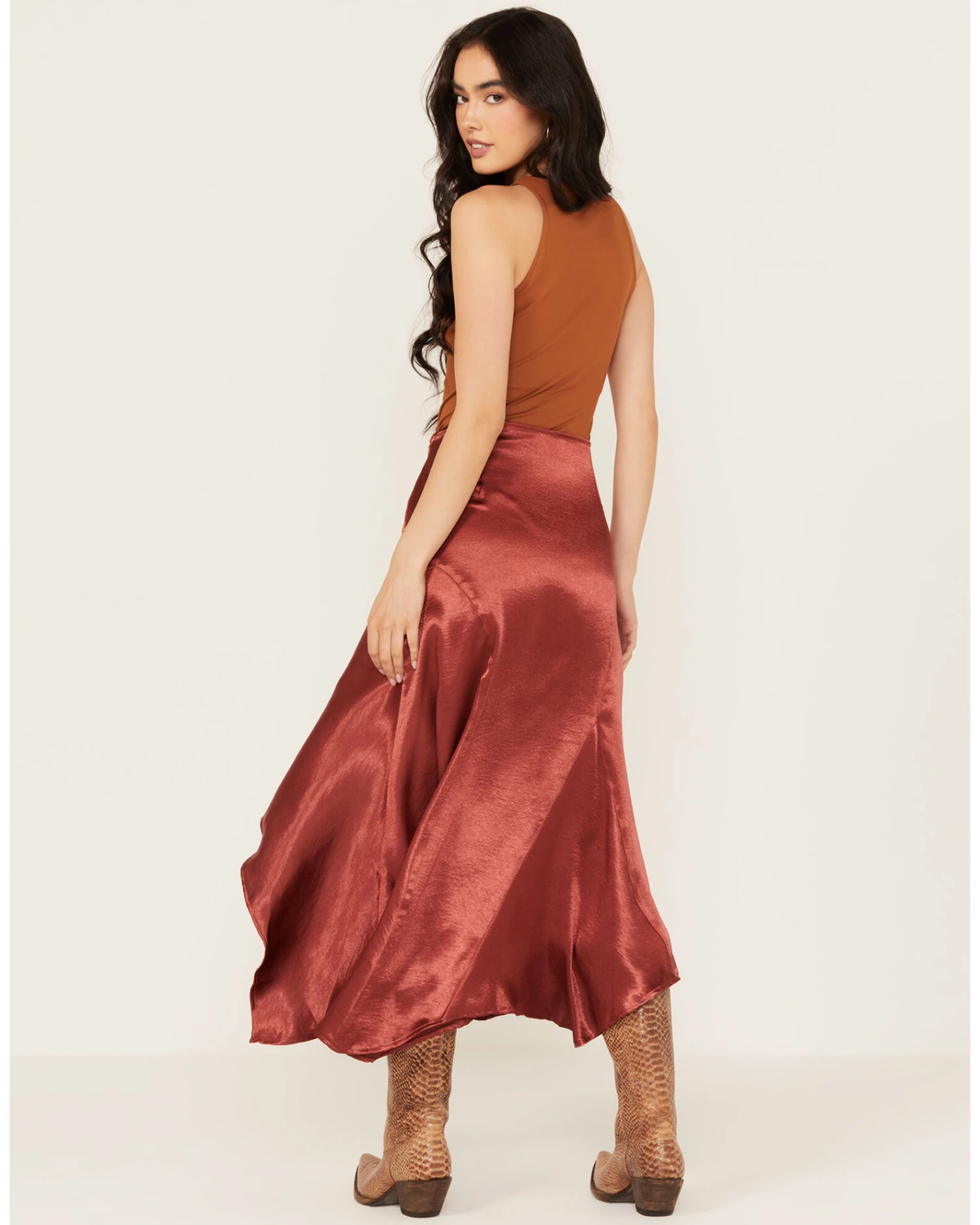 Free People Women's Sunrise Asymmetrical Skirt - Image 4